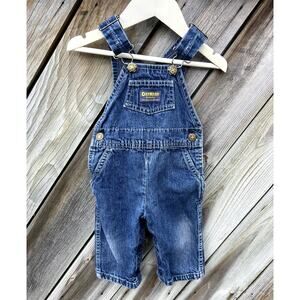 OshKosh B'gosh Dark Blue Denim Kids' Overalls